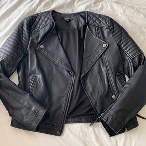 Top shop leather jacket
